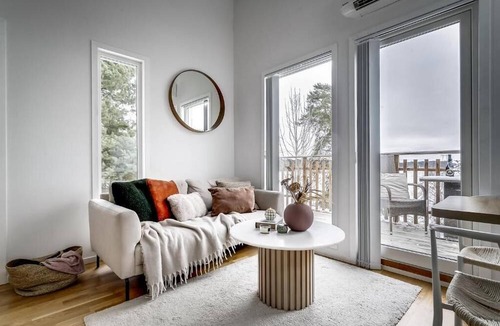 Upplands-Bro Municipality House | Waterfront Spa Retreat with Hot Tub