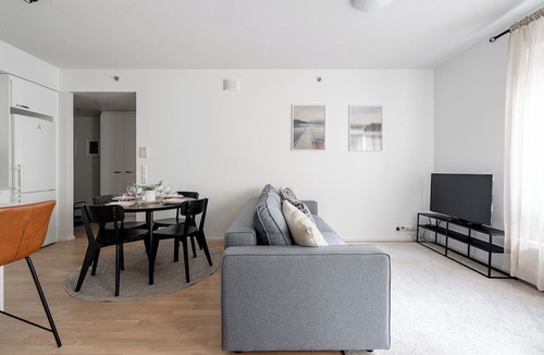 Tampere Apartment | Homelike 1BR Apt with Sauna & Balcony at Pyynikki