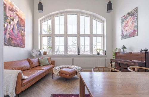 Kuopio Apartment | Historical 1BR Penthouse with Sauna