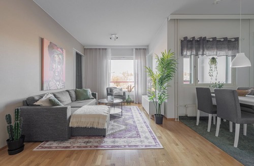Kuopio Apartment | Homelike 1BR Apt. with Sauna & Parking