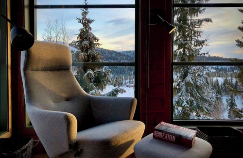 Nord-Aurdal House | Unique cabin and freestanding sauna with views