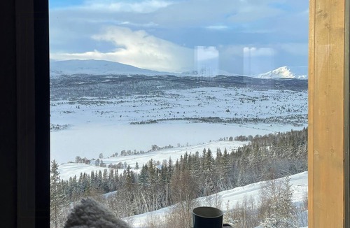 Vestre Slidre House | Family cabin with picturesque view at Røn