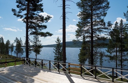 Lofsdalen Cabin | Sauna | Engine heater outlet | Terrace