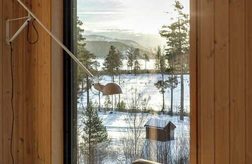 Nissedal House | Designer cabin by Lake Nisser with view and sauna