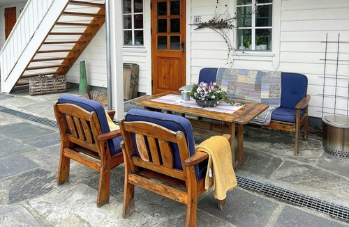 Strandvik Apartment | Historic salting house by the fjord near Bergen
