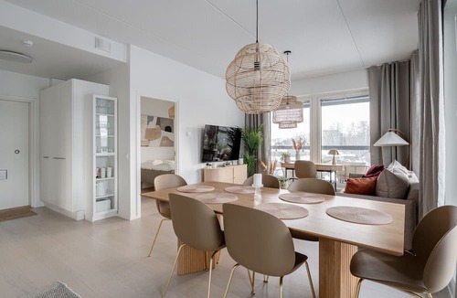 Tampere Apartment | New 2BR with Balcony, Sauna & Great Location