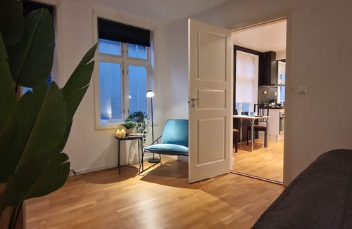 Engen Apartment | City center retreat with king bed