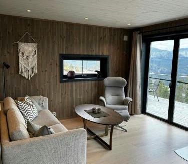 Kviteseid House | Modern cabin with panoramic views in Vradal