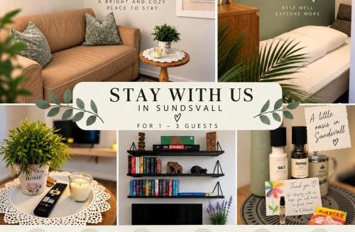 Sundsvall Apartment | Small cozy basement apartment
