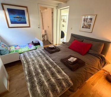 Kvernevick Apartment | Hjertestien - Appartment with SUP, barbecue, trampoline, garden