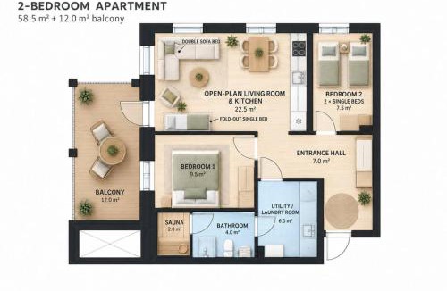 Napapiiri Apartment | Santa's Aurora Suites by BookLapland