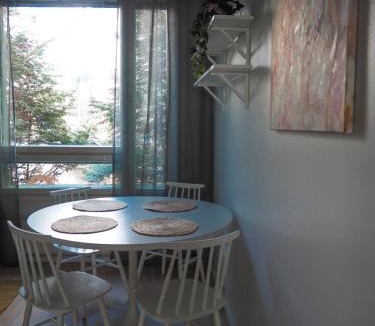 Oulu Apartment | Unique seaside 2-bedroom apartment with private yard, sauna & free garage parking