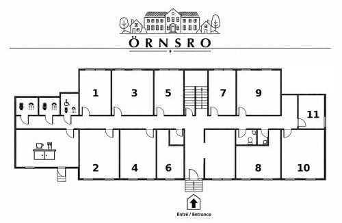 Skara Apartment | Örnsro Boende - Hus och rum