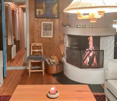 Hol Municipality House | Wooden Cabin From The 70S At Tree Line In Geilo