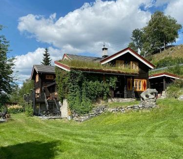 Austbygde House | Log Cabin With View Of Gaustatoppen