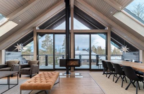 Ahtari House | Naava Chalet 401 Penthouse - Järvinäköala ilta-aurinkoon