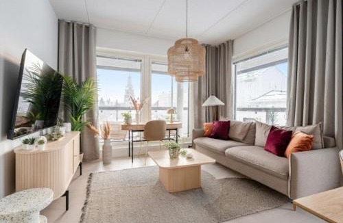 Tampere Apartment | New 2BR with Balcony, Sauna & Great Location