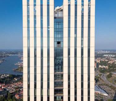 Lindholmen Apartment | Penthouse Suite 70th floor Karlatornet Gothenburg