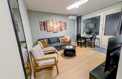 Lappeenranta Apartment | Downtown suite with sauna next to shopping center
