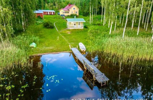 Parikkala Villa | Fishing Cottage Villa Niemelä on the lake Simpele with jacuzzi