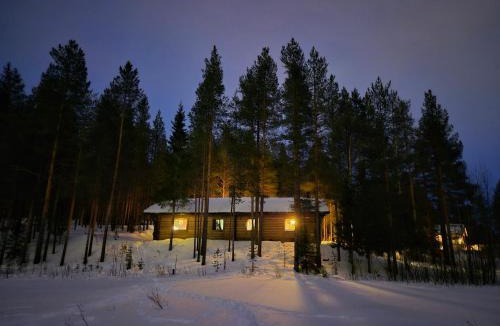Yllasjarvi House | Log cabin Ylläs Valokki - sauna, fireplace, Ylläs view