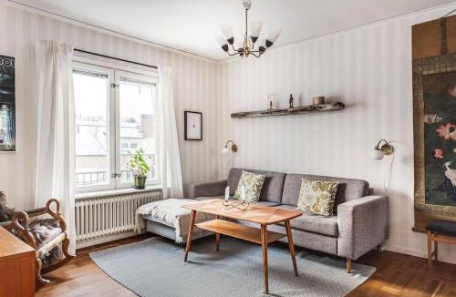 Bagarmossen Apartment | Retro Retreat with Modern Comforts