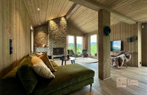 Hjartdal Municipality House | Brand new cabin on the sunny side of Gaustatoppen with a beautiful view