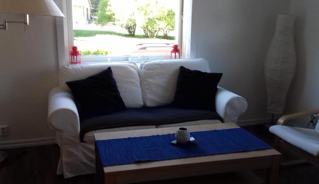 Holiday home in the realm of glass with a beautiful garden in Alstermo