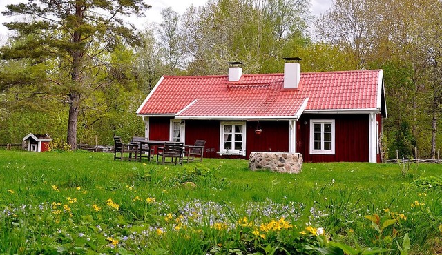 Åkershult, croft in the countryside in Kvillsfors