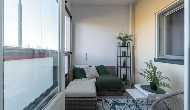 Homelike 1BR Apt. with Sauna & Parking in Kuopio
