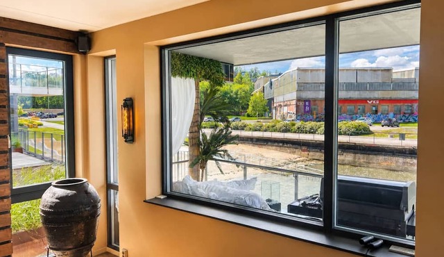 Luxurious Central Tønsberg Apartment Located on the City Beach in Tønsberg