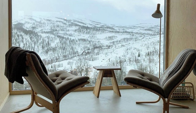 Floating dream cabin embraced by nature