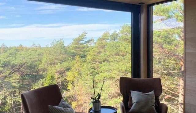 Live among trees in an architect drawn cabin