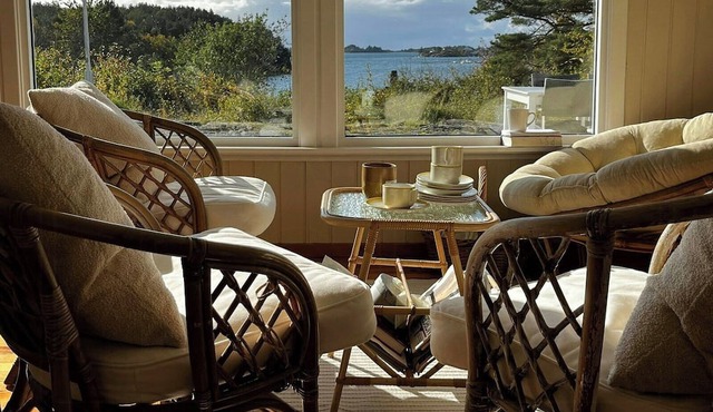 Summer cabin with sea view in Southern Norway