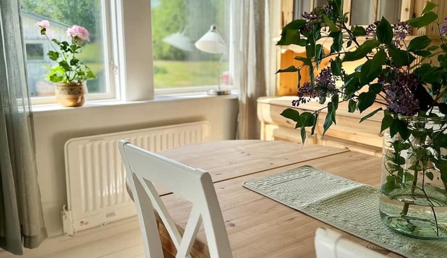 Fully equipped holiday home in Dals-Ed. 3 minutes by car from the Moose Ranch.