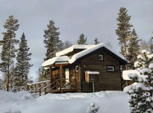 Magisch berghuisje met uitzicht op Nationaal Park Fulufjället in Sorsjon