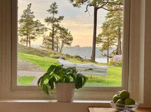 Modern Seaside Guesthouse with Archipelago Views