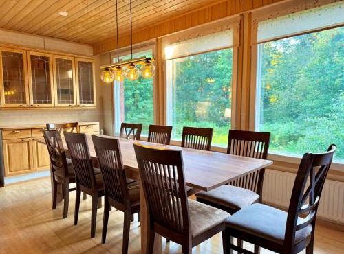 Countryside house with lakeside sauna and barbecue in Lahti