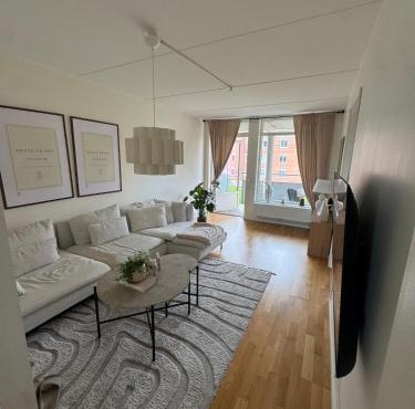Modern apartment with large balcony in Halmstad