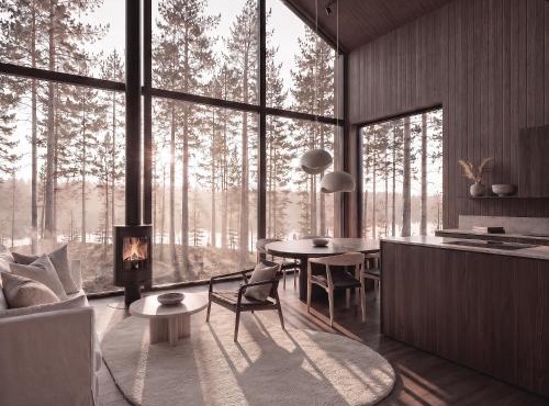Arctic Circle Holiday homes, Lapland Lakeside Escape in Rovaniemi