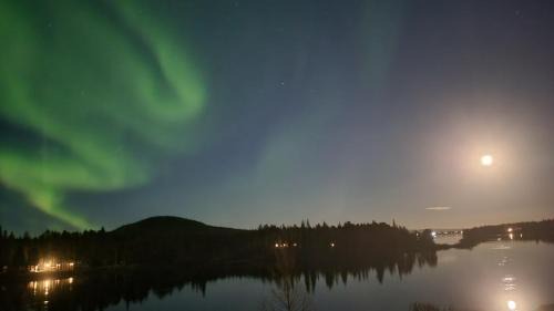 House with a spectacular view over Torne river in Kiruna