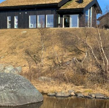 Cozy Architect-Designed Cabin With River View in Hovden