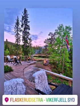 Cabin with large terrace in Ringerike Municipality