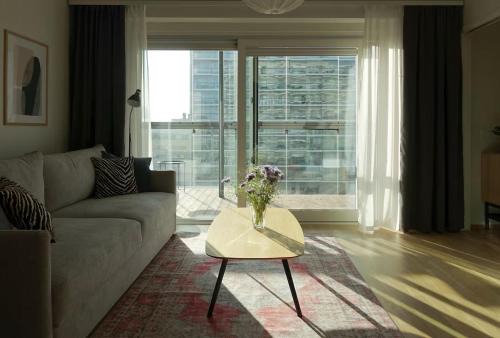 Modern 1BR with House Sauna & Huge Balcony Above Mall of Tripla by Nordic Stay Collection in Helsinki