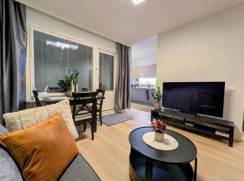 Downtown suite with sauna next to shopping center in Lappeenranta